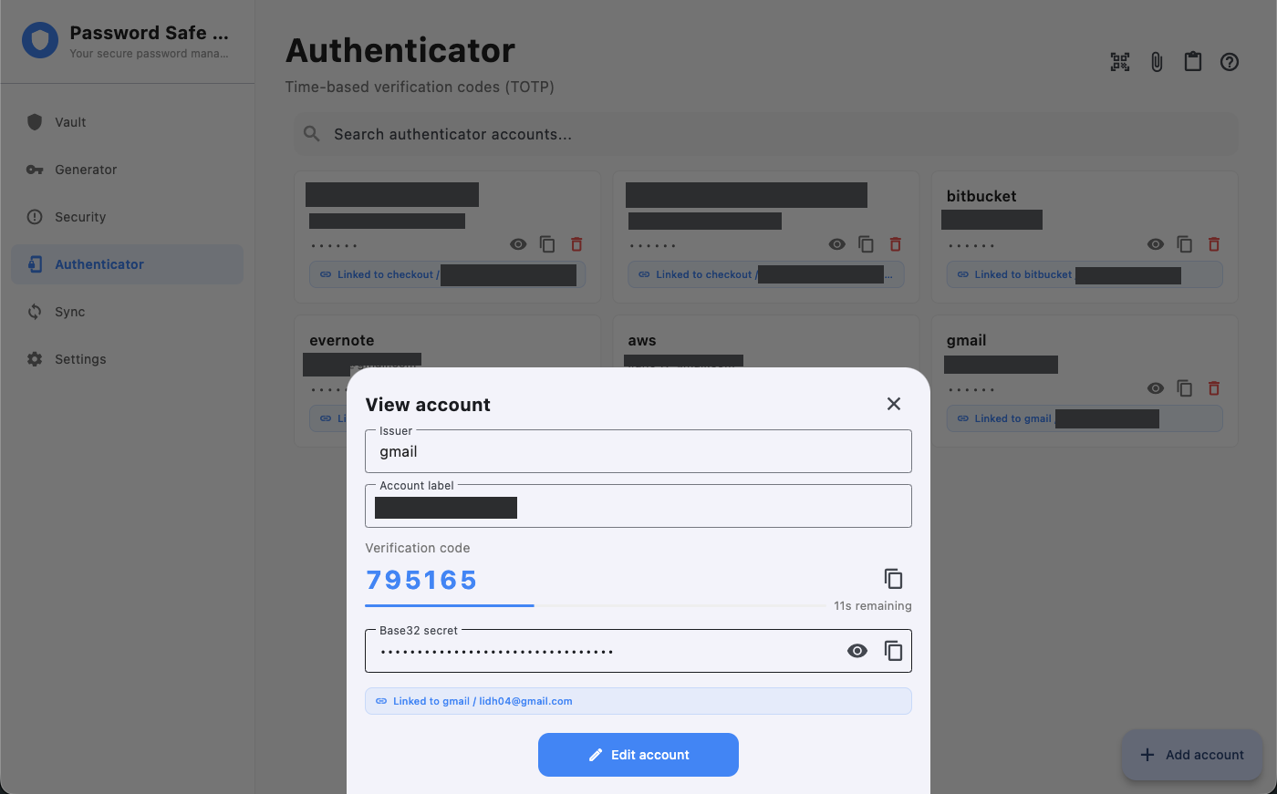 See the live code and remaining seconds.